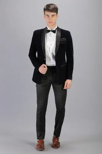 Black Velvet Blazer