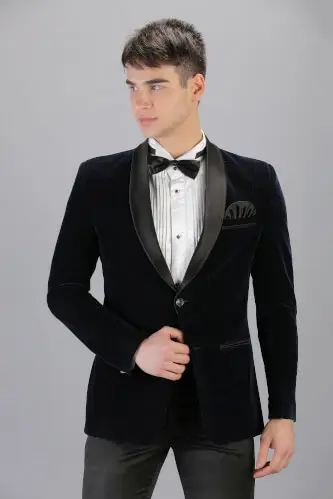 Black Velvet Blazer