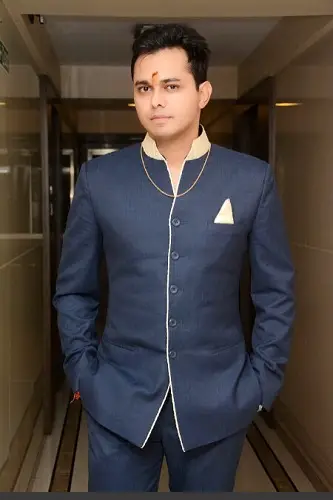 Blue Bandgala Suit