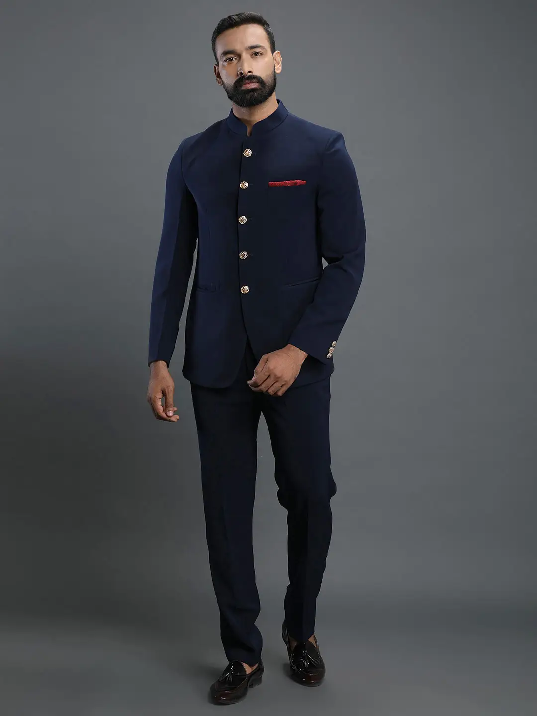 Blue Jodhpuri Suit
