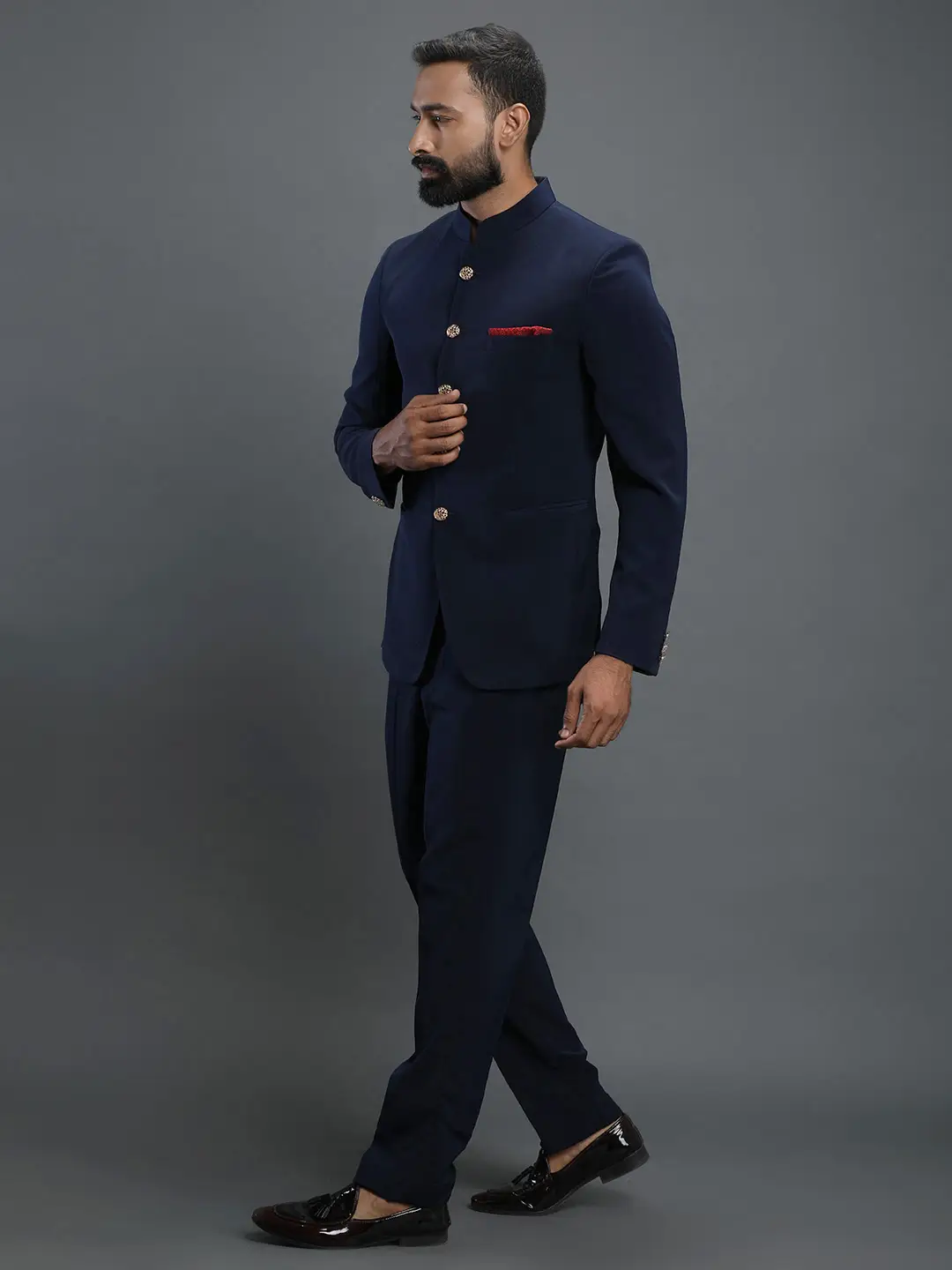 Blue Jodhpuri Suit — image 2