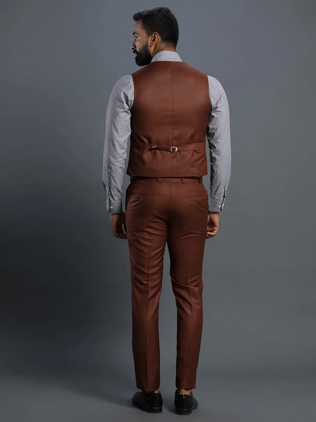 Brown 3 Piece Suit — image 4