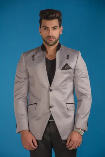 Grey Partywear Suit