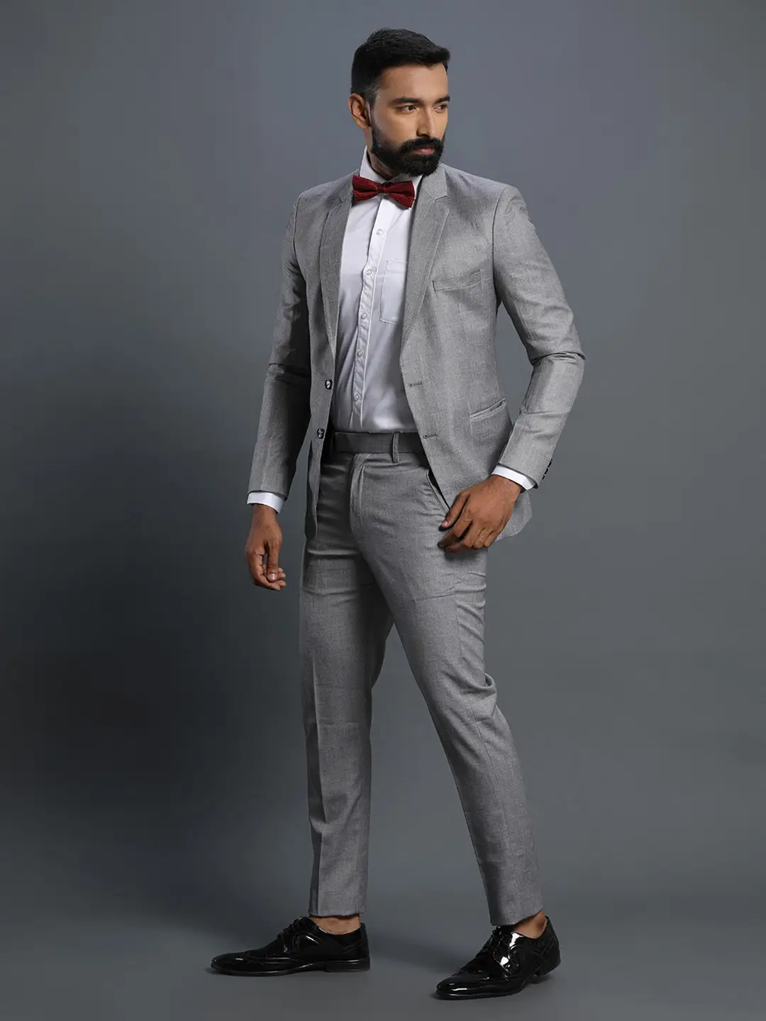 Light Grey 2 Piece Suit — image 2