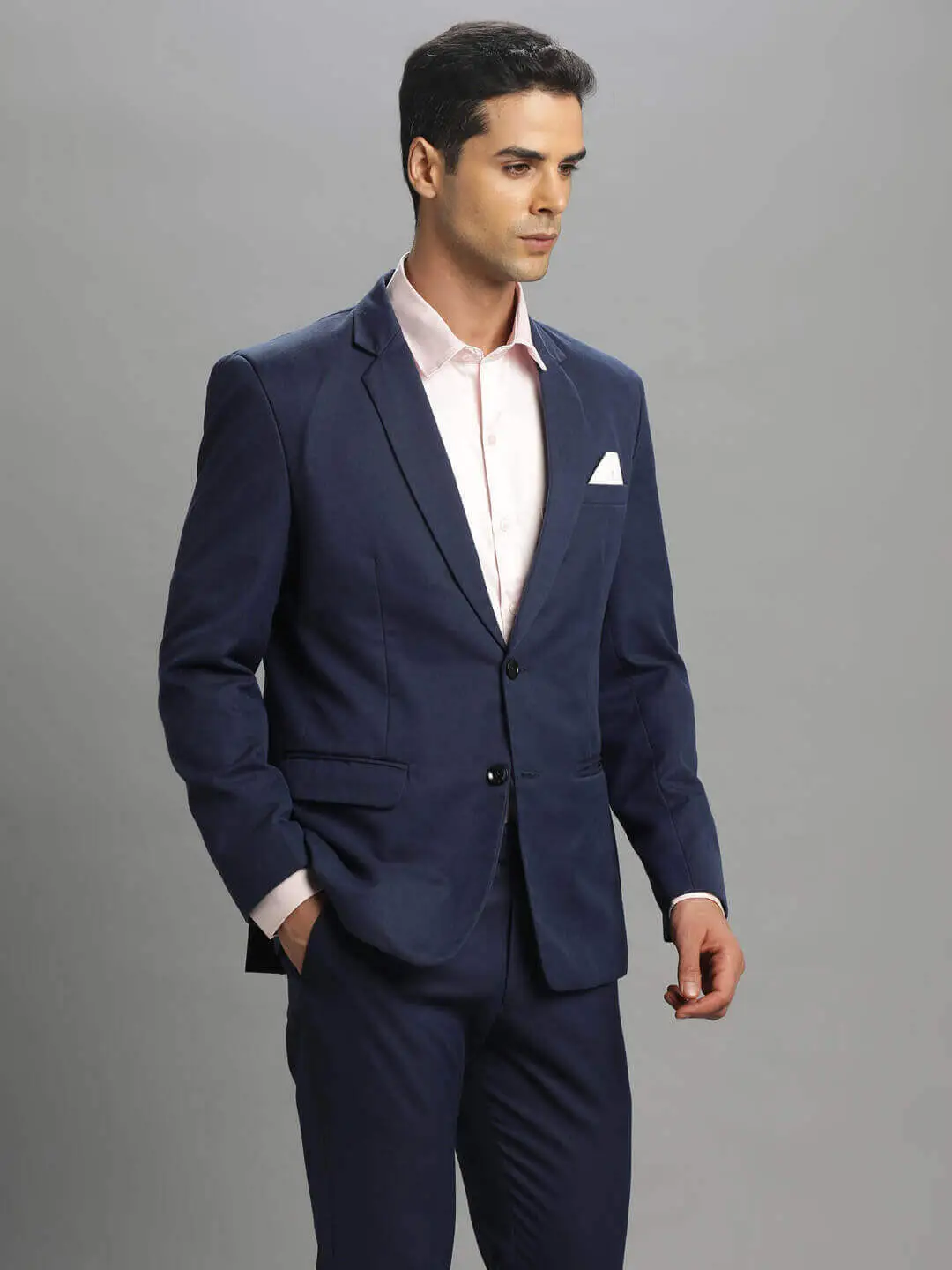 Navy Blue 2 Piece Suit — image 3