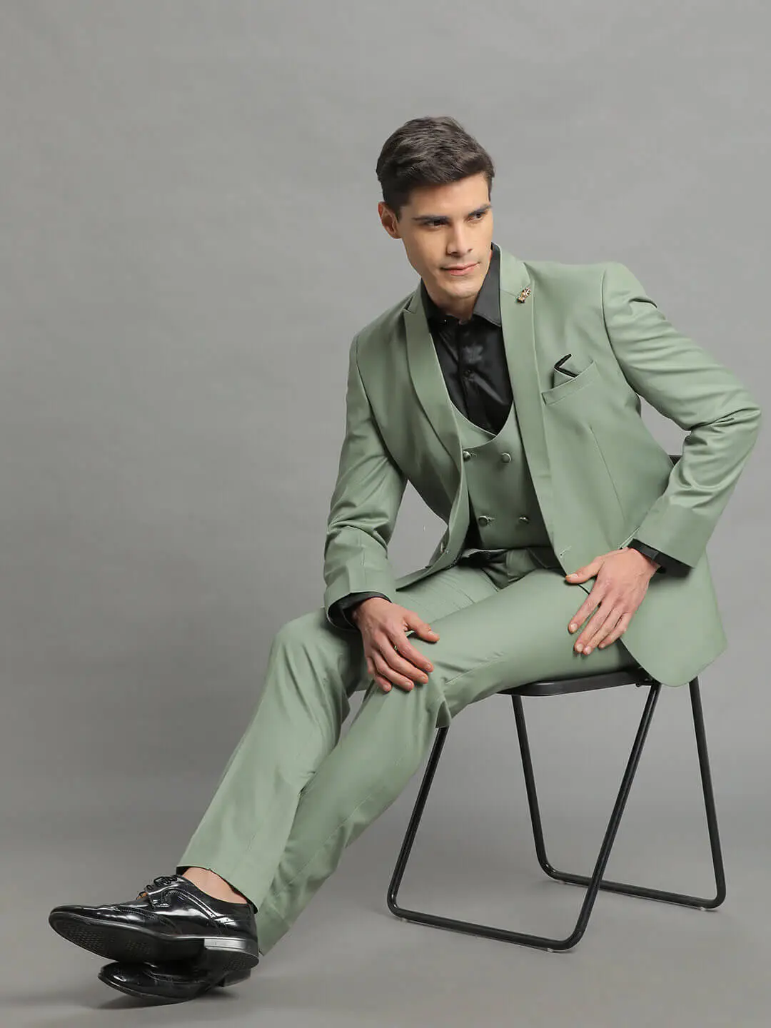 Pastel Green 3 Piece Suit