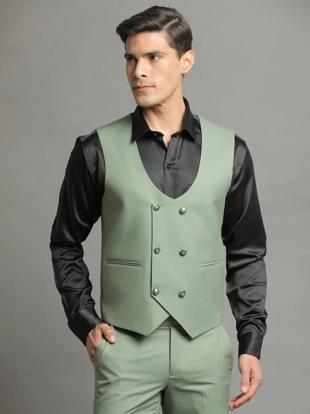 Pastel Green 3 Piece Suit