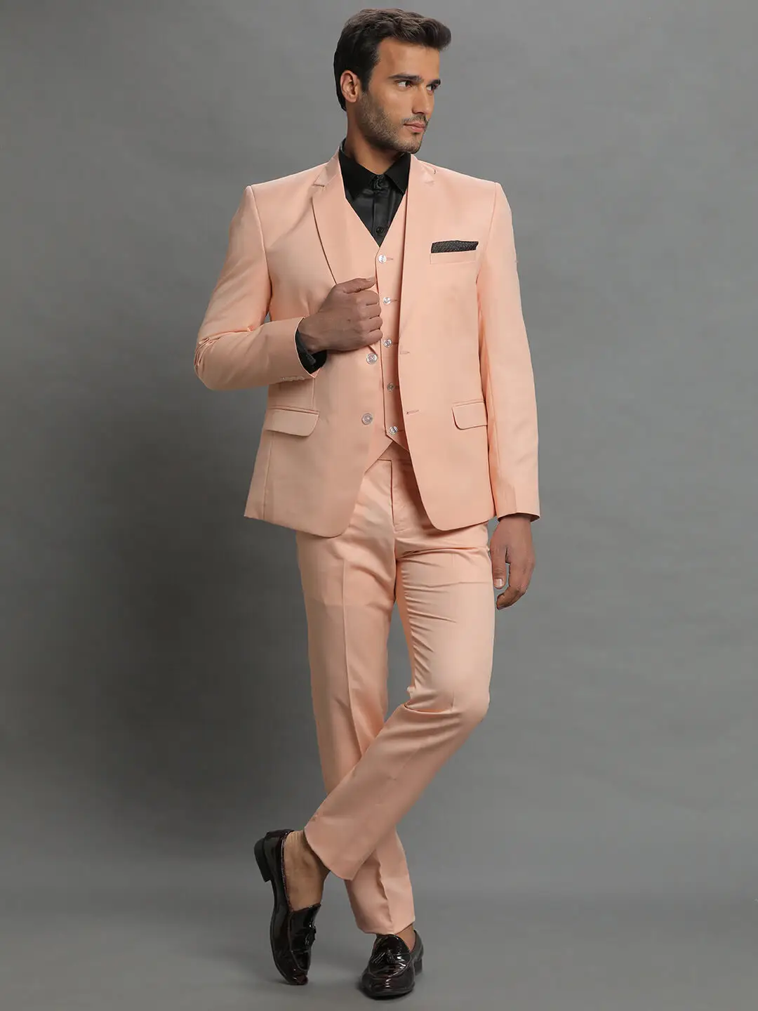 Peach 3 Piece Suit