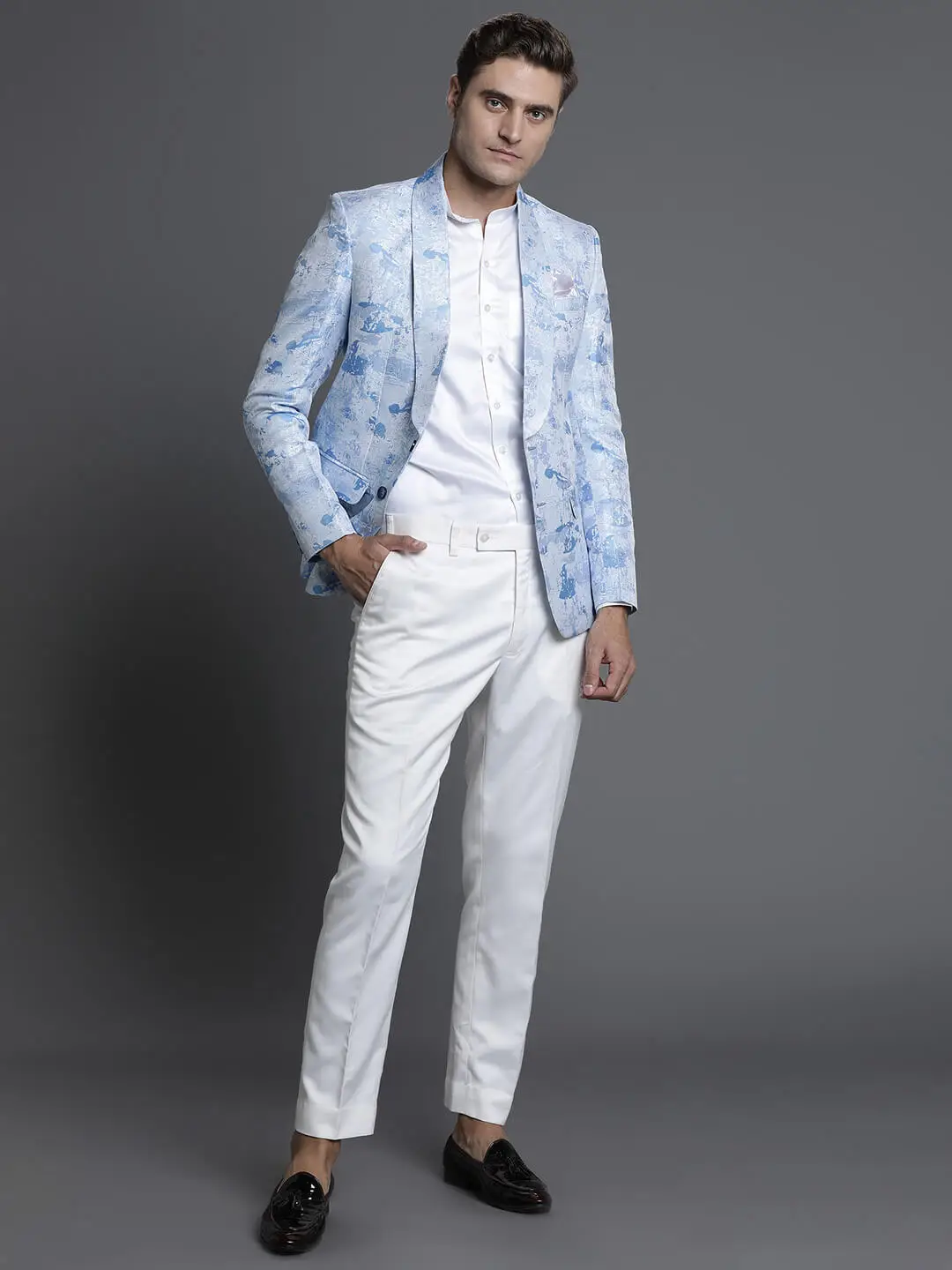 Sky Blue Stylish Blazer