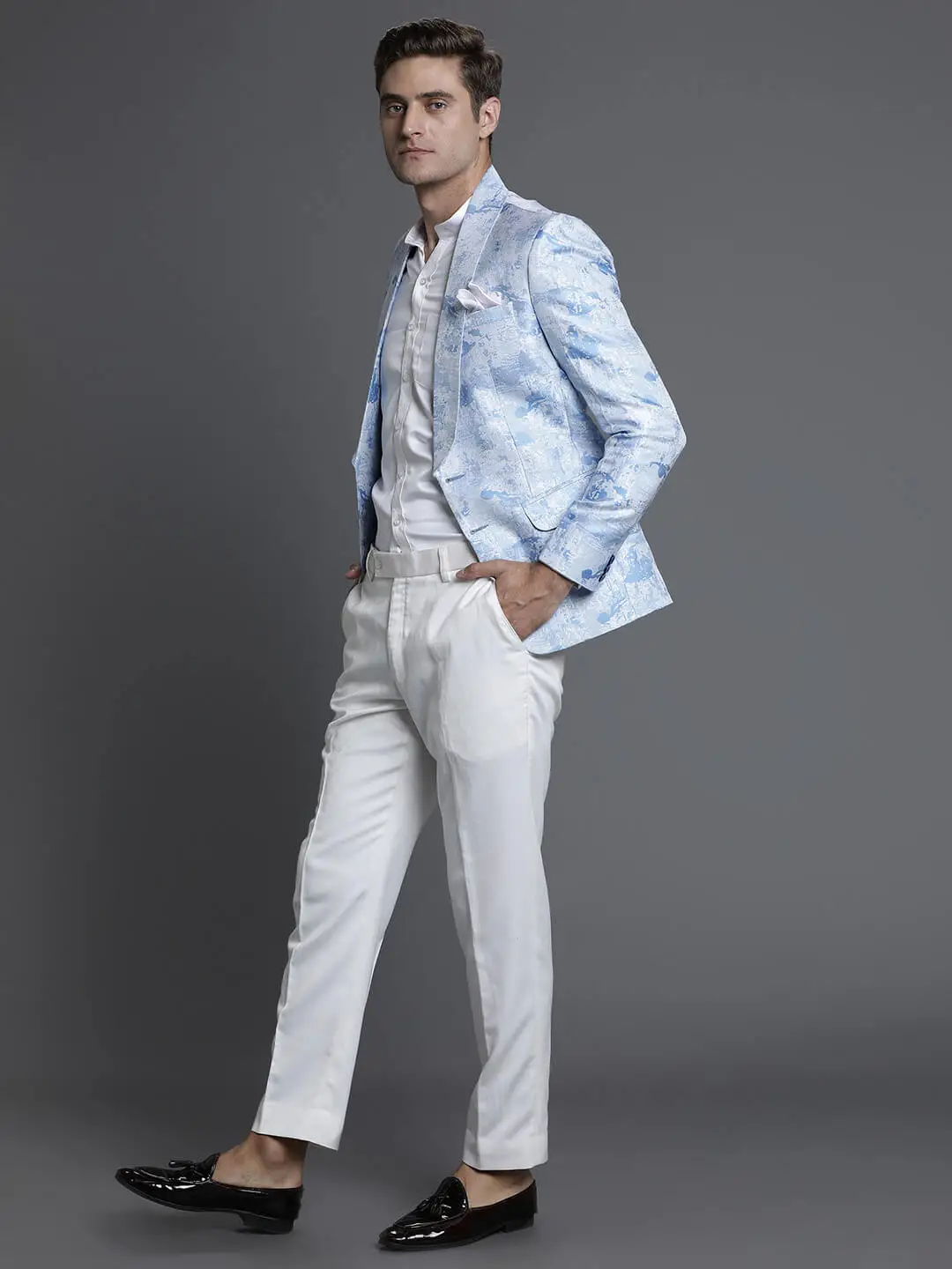 Sky Blue Stylish Blazer — image 1