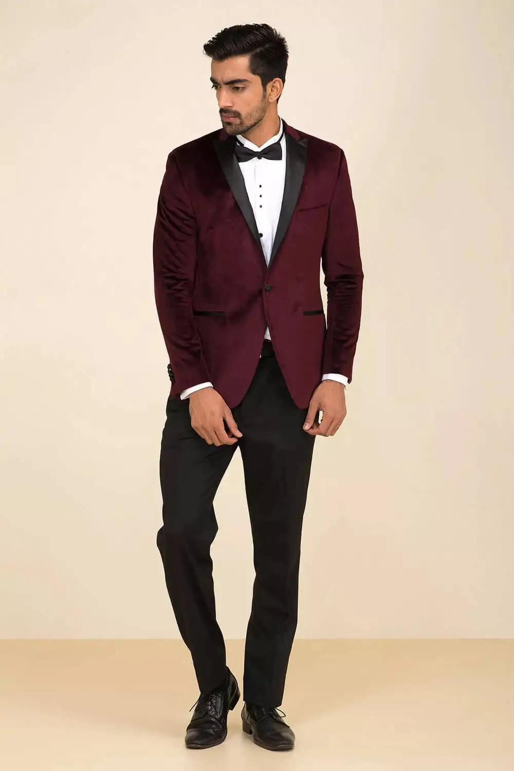 Wine Velvet Tuxedo